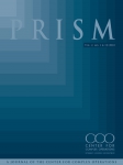 PRISM Vol. 2 No. 1, 12/2010 PRISM Vol. 2 No. 1, 12/2010